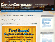 Tablet Screenshot of captaincatfish.net